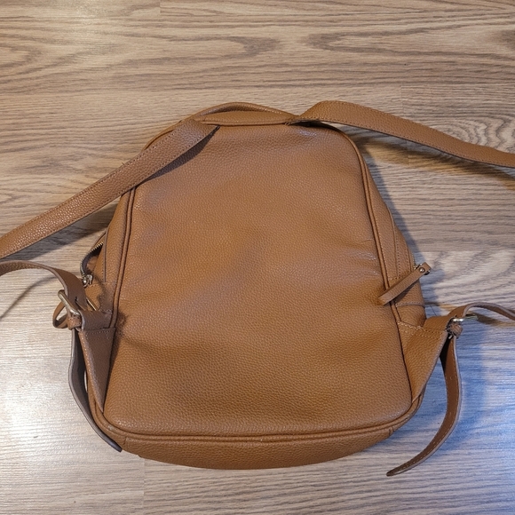Tan Leather Backpack - Picture 4 of 12